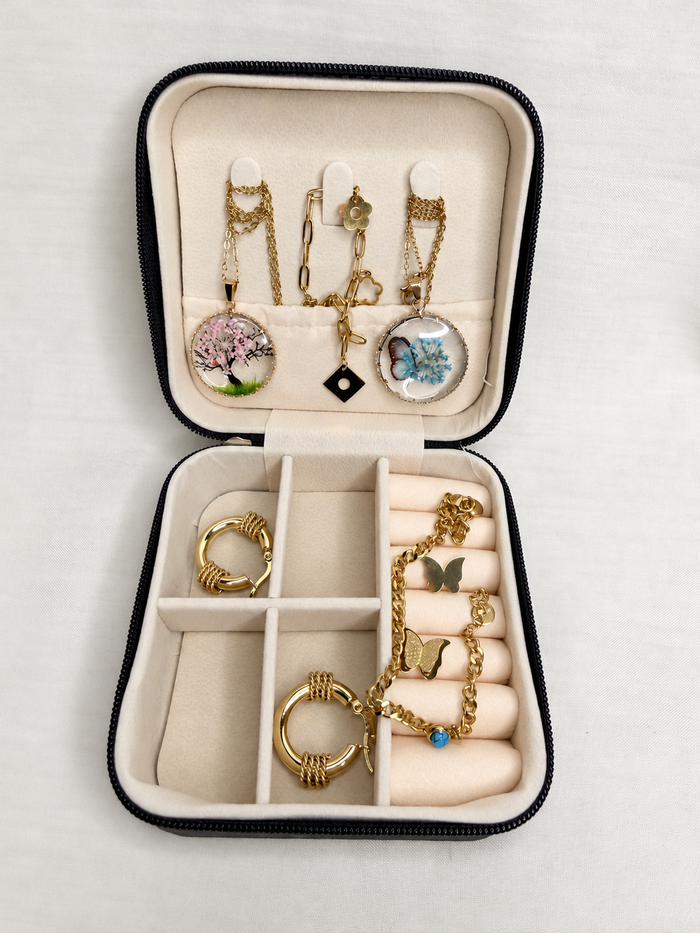 The Grand Box, five-piece gold-finish set